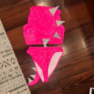 IHEARTRAVES Pink Dinosaur Costume Set iheart